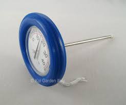 Thermometer Schwimmring Blau